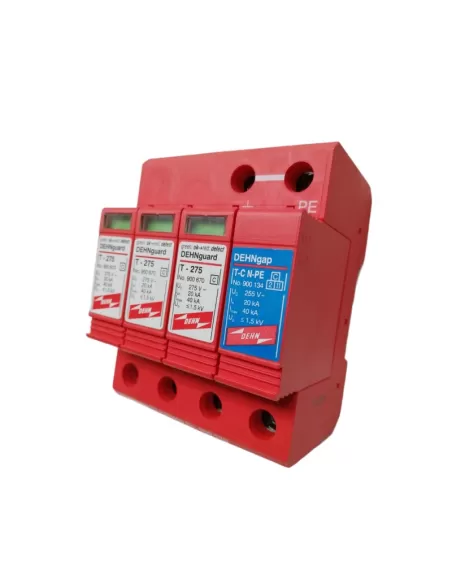 Dehn 900520 surge arrester dg tt 230 400 cl2 8//20 3p n 20ka